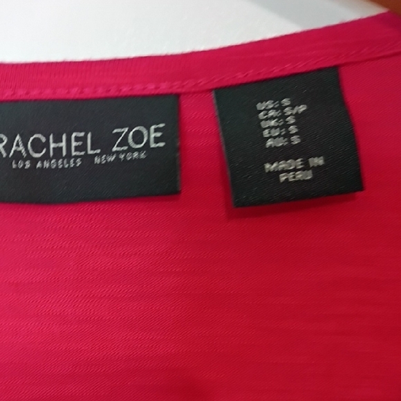 Rachel Zoe Pink Flirty Tie-Front Button Down Top — Women’s Small - Picture 3 of 12